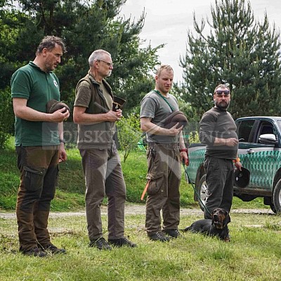 ýcvikový den Polských honičů a barvářů -přehrada Jestřebice - honitby Hs Bohuslavice a LČR Bohuslavice