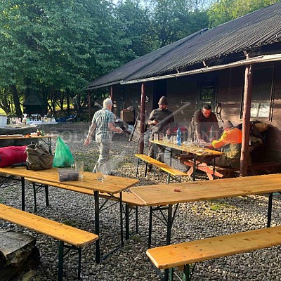 ýcvikový den Polských honičů a barvářů -přehrada Jestřebice - honitby Hs Bohuslavice a LČR Bohuslavice