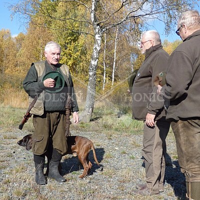 21 ročník celostátní soutěže barvářů pořádanou ČMKCHB - O PUTOVNÍ CENU - honitba Libavá, 19-22.10.2016